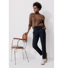 Pantalon Jogpant Femme - Bleu Uni Fonce