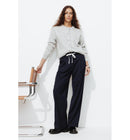 Pantalon Large Cordon Femme - Multicolore Raye