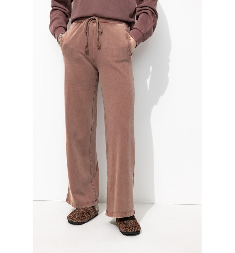 Pantalon de Jogging Large - Violet Uni Colore