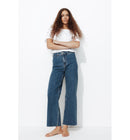 Hector Jean Taille Haute - Jeans Uni Fonce