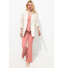 Pantalon en Jersey Fluide - Rose Uni Colore