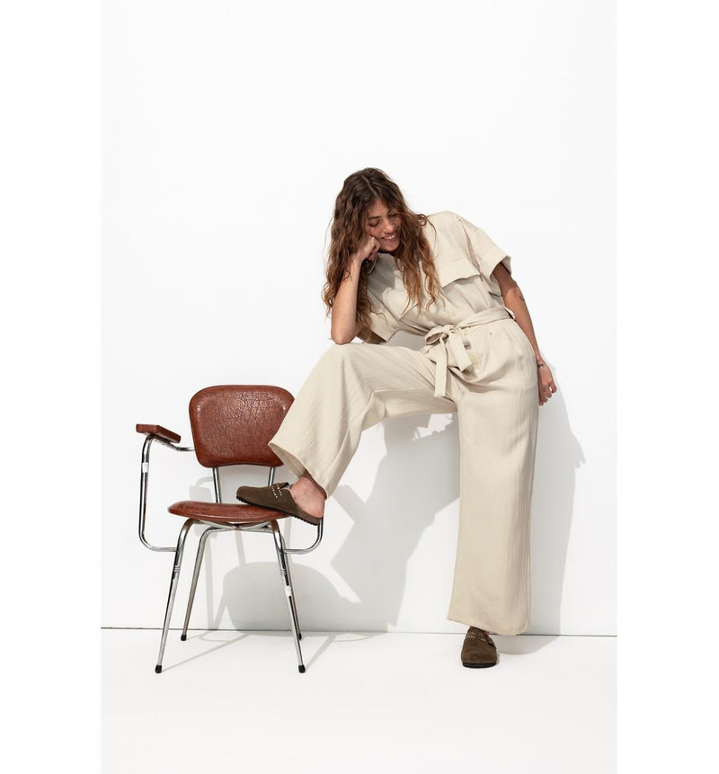 Combinaison-pantalon Femme - Naturel Uni Clair