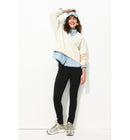 Leggings en Jersey Milano - Noir Uni Fonce
