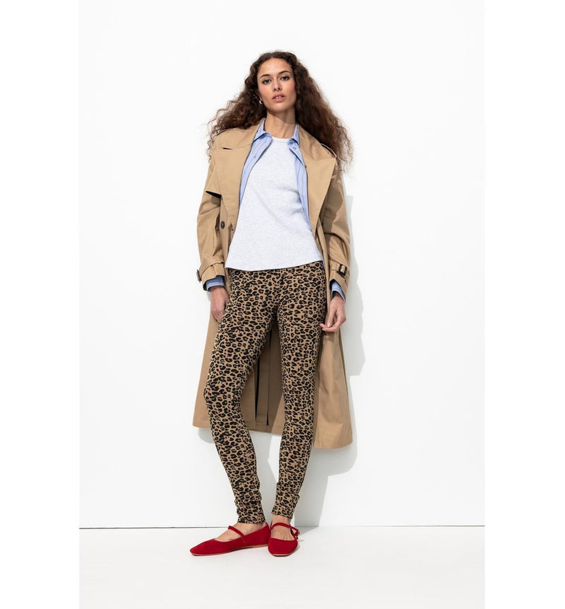Leggings en Jersey Milano - Marron Imprime