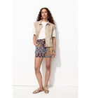 Short Effet Patchwork Femme - Multicolore Imprime