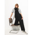 Combinaison-pantalon Femme - Noir Uni Fonce