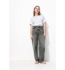 Jean Large Charpentier Femme - Jeans Uni Clair
