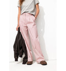 Billy Pantalon Large Rayé - Naturel Raye