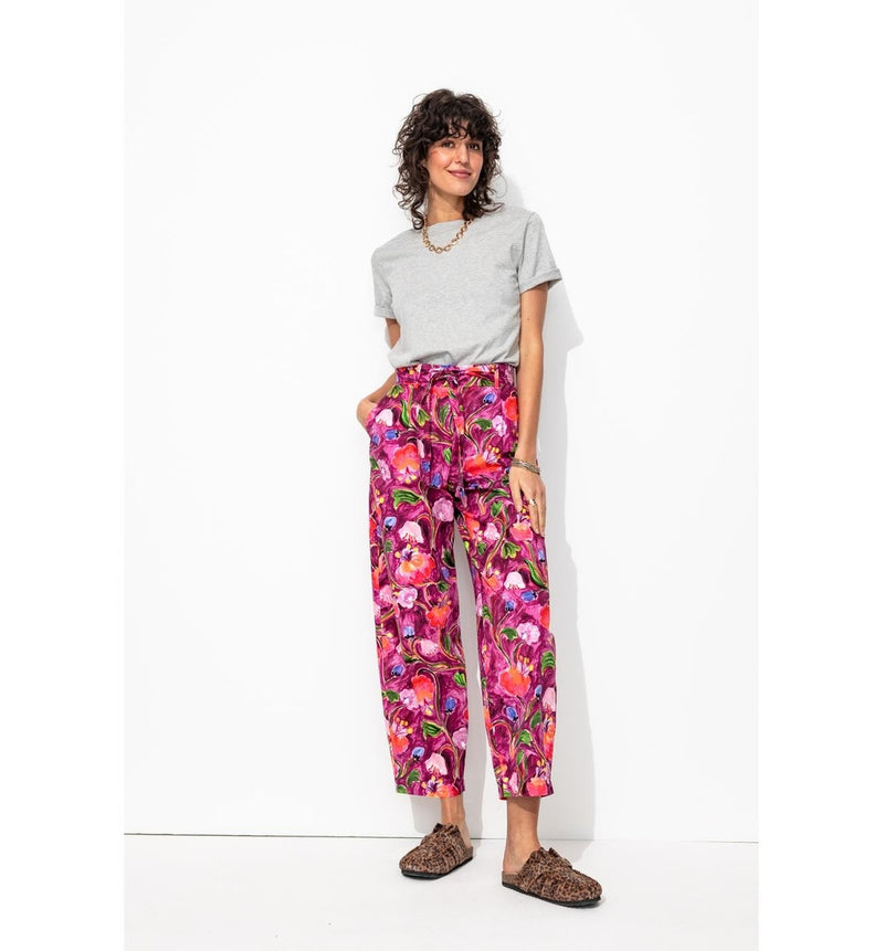 Pantalon Laura Gulshani - Violet Imprime