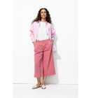 Jupe-culotte en Toile Femme - Rose Uni Colore