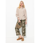 Pantalon Imprimé Femme - Kaki Imprime
