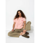 T-shirt Coeur Femme - Rose Uni Colore