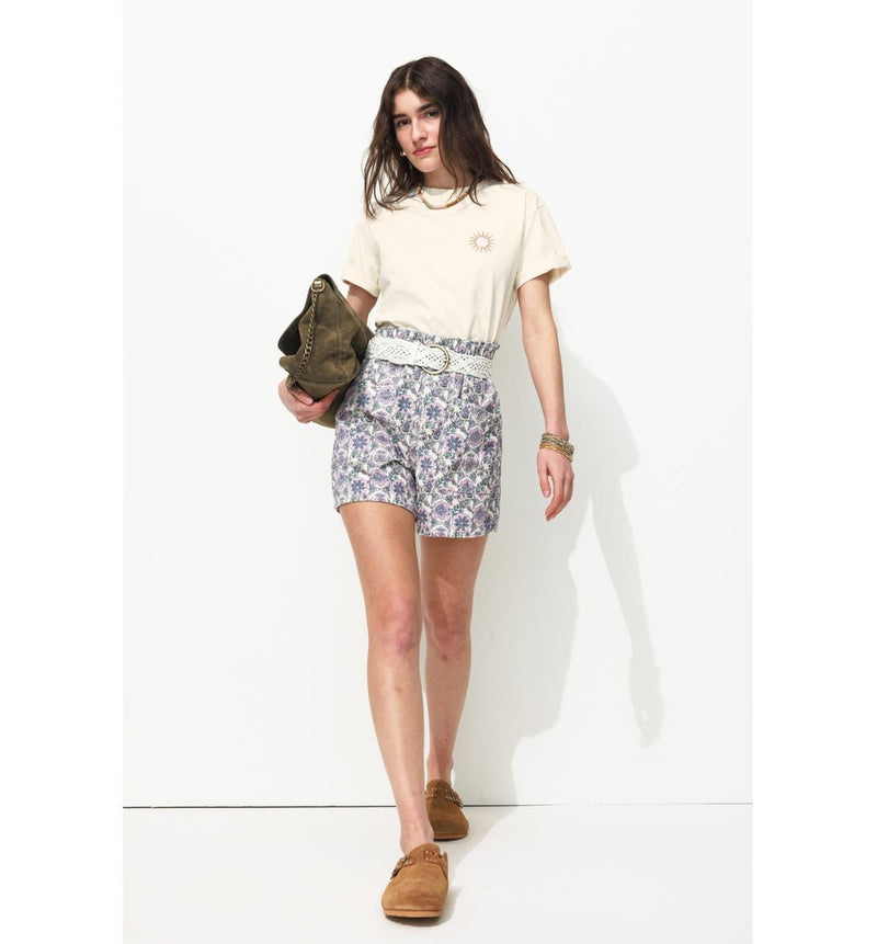 T-shirt à Motifs Femme - Naturel Imprime
