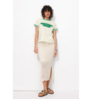 T-shirt Sisters Club - Vert Uni Colore