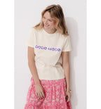Camiseta Mujer Mensaje - Estampado Natural