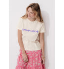 T-shirt à Message Femme - Naturel Imprime