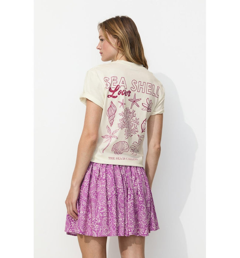 T-shirt Sisters Éco-conçu - Naturel Imprime