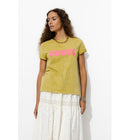 T-shirt à Message Femme - Multicolore Imprime