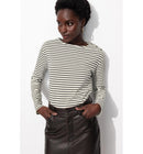 T-shirt Marinière Femme - Bleu Raye