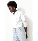 Sweat-shirt à Capuche Femme - Blanc Uni Clair