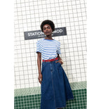 T-shirt Rayé Made In France - Bleu Raye