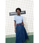 T-shirt Rayé Made In France - Bleu Raye