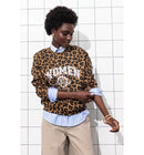 Sweat-shirt 1975 Léopard Femme - Multicolore Imprime