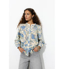 Chemise Imprimée Femme - Bleu Imprime