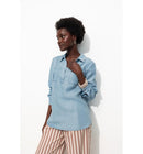 Blouse en Lyocell Femme - Jeans Uni Clair