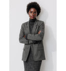 Veste de Tailleur Effet Chiné - Multicolore Imprime