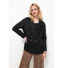 Veste de Tailleur Femme - Noir Uni Fonce