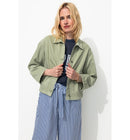 Veste Courte Workwear Femme - Kaki Uni Clair