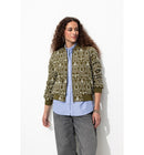 Blouson en Broderie Anglaise - Kaki Uni Fonce