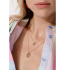 Collier Doré 2 Rangs Femme - Jaune Uni Colore
