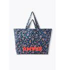 Grand Tote Bag Tajinebanane - Bleu Imprime