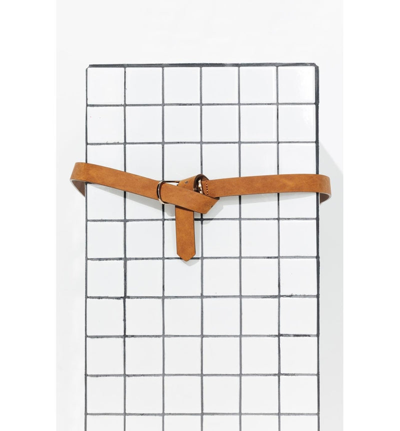 Ceinture en Simili Femme - Grège Uni Clair