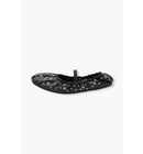 Ballerines-babies Cuir Perlé - Noir Uni Fonce