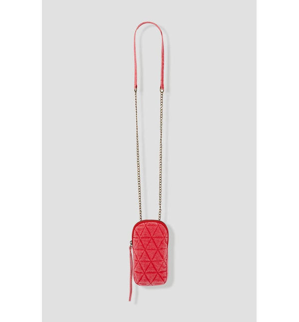 Funda para Smartphone en Denim - Rojo Liso