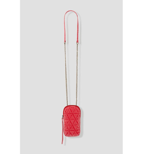 Pochette Smartphone en Jean - Rouge Uni Colore