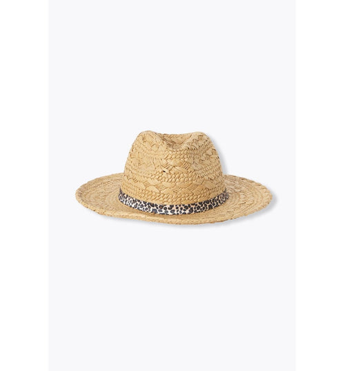 Chapeau de Soleil Tressé - Naturel Uni Clair