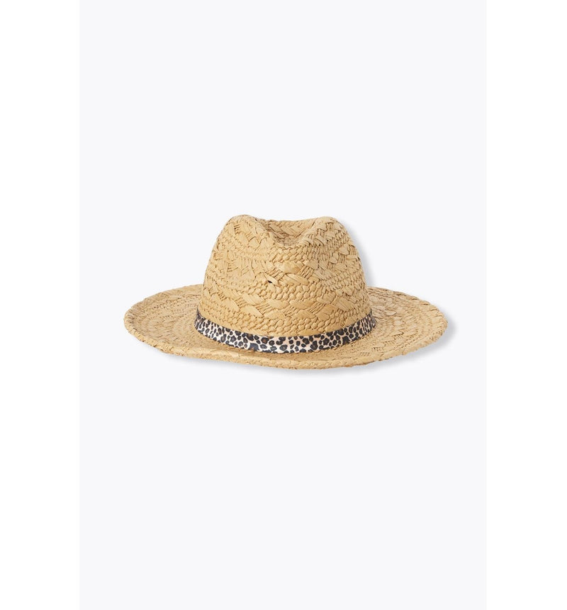Chapeau de Soleil Tressé - Naturel Uni Clair