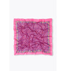 Foulard Imprimé Léopard Femme - Rose Imprime