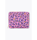Trousse Matelassée Léopard - Rose Imprime