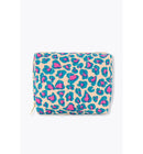 Trousse Matelassée Léopard - Rose Imprime