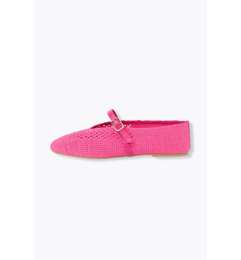Ballerines Babies au Crochet - Rose Uni Colore