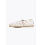 Mujer Alpargatas Strass - Color Natural, Plano, Ligero