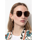 Gafas de sol para mujer - Unicolor Marrón oscuro