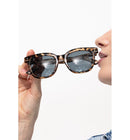 Lunettes de Soleil Femme - Marron Uni Fonce