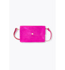 Sac en Cuir Irisé Femme - Rose Uni Colore