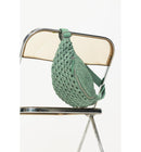 Sac-banane en Macramé Irisé - Gris Uni Fonce